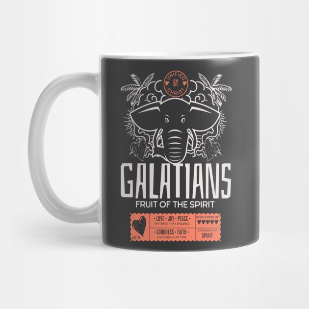 Galatians - Fruit of the Spirit with Elephant by Unified by Design